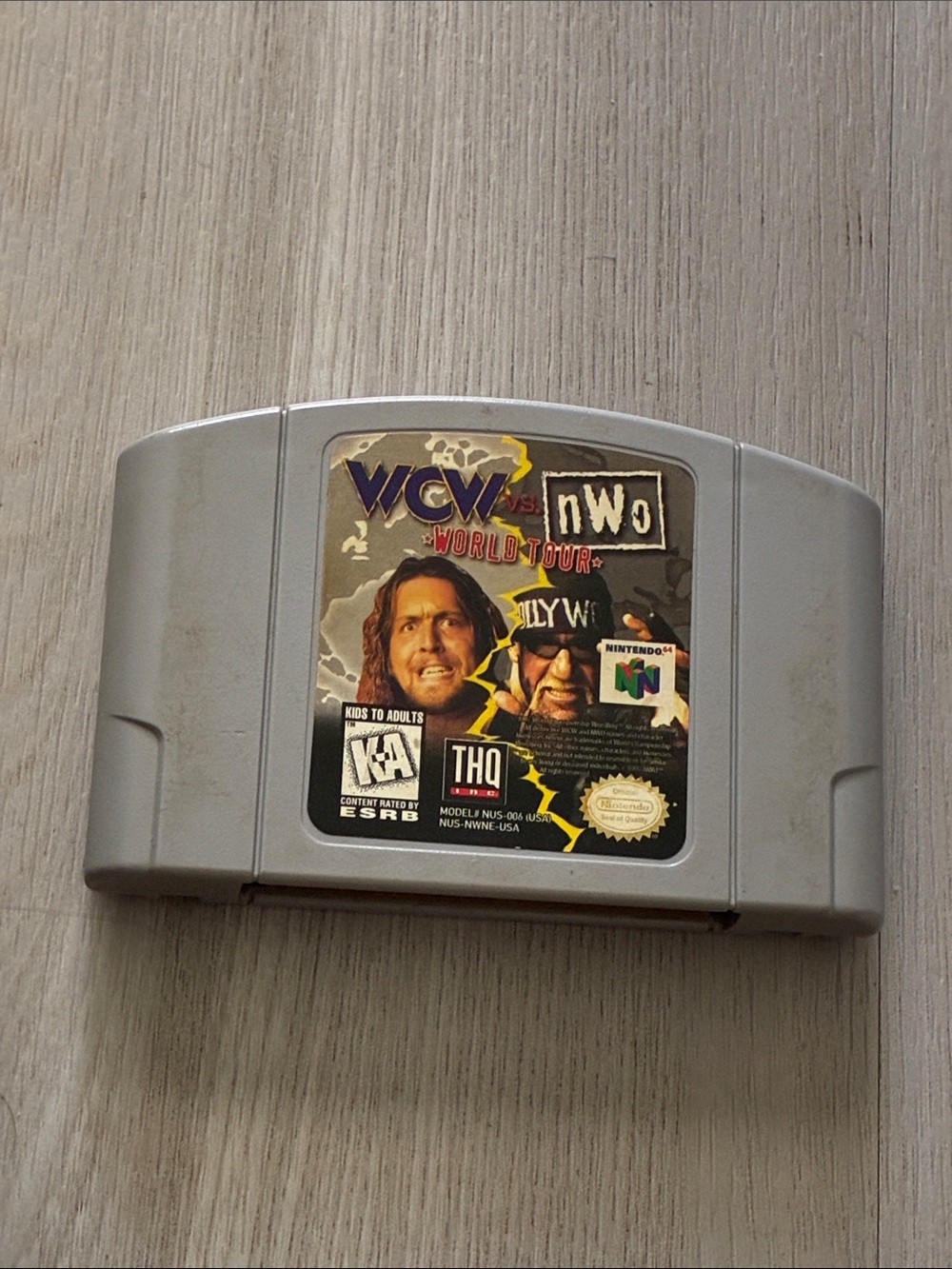 WCW vs nWo: World Tour Nintendo 64 Game